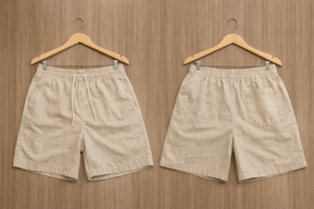 Short Linho Palha