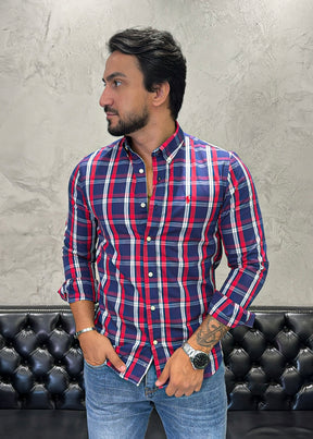 Camisa Ralph Lauren M/Longa Xadrez