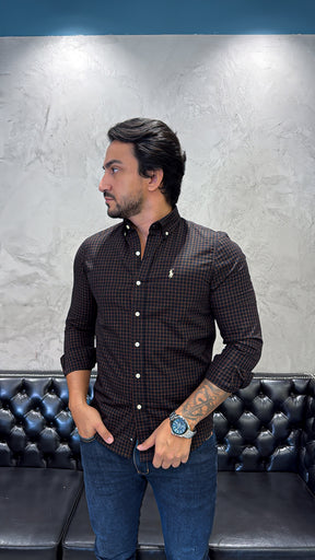 Camisa Ralph Lauren M/L Xadrez