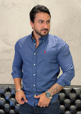 Camisa Ralph Lauren M/L Xadrez Minimalista