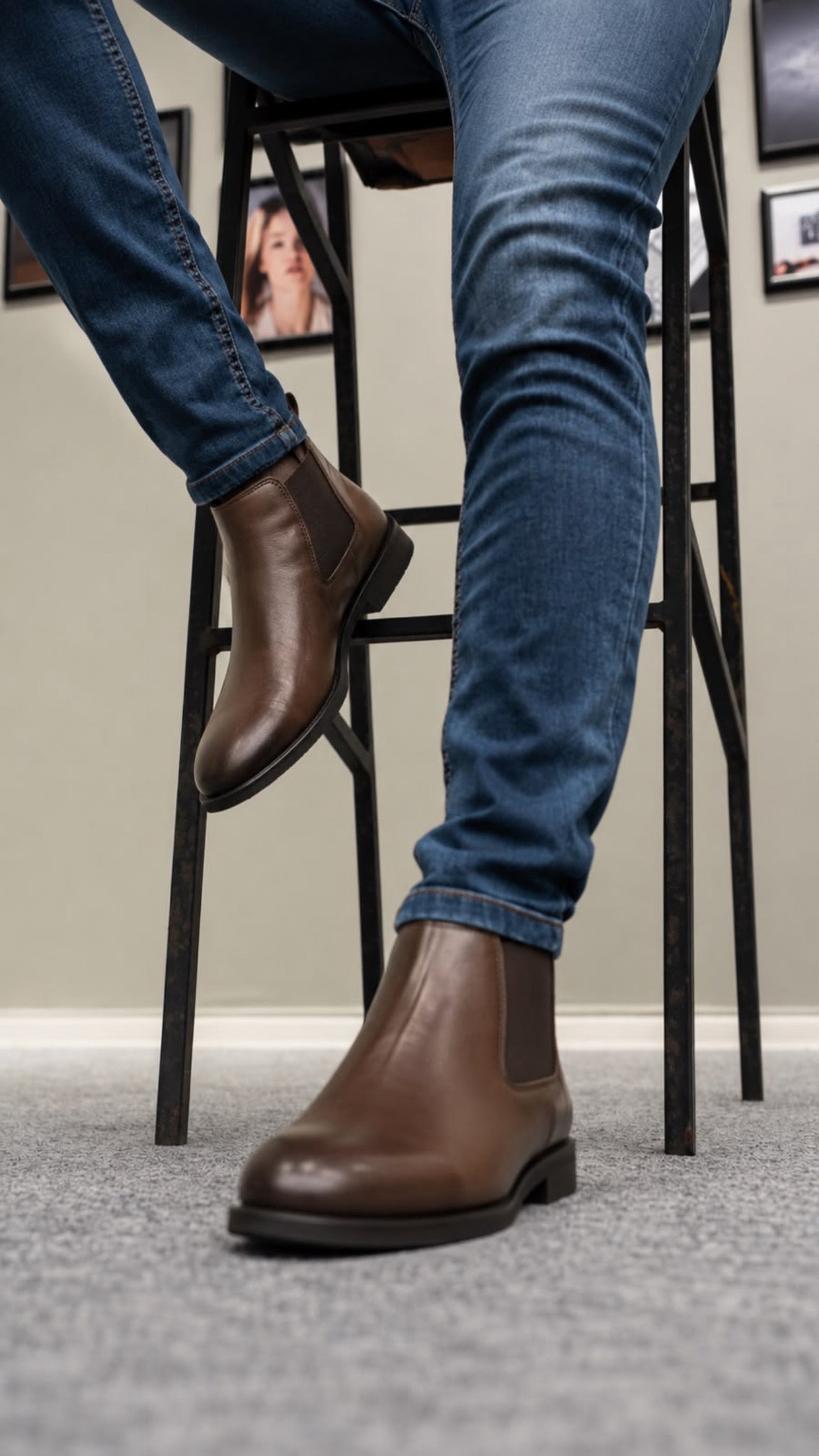 Bota Chelsea DL67 Café
