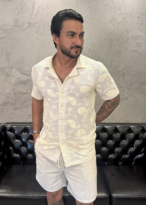 Camisa Riviera Tricot Bege