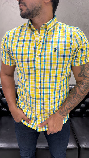 Camisa Ralph Lauren M/C Xadrez