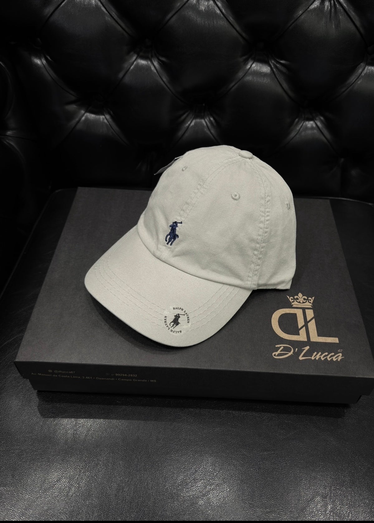 Boné Polo Ralph Lauren Cinza