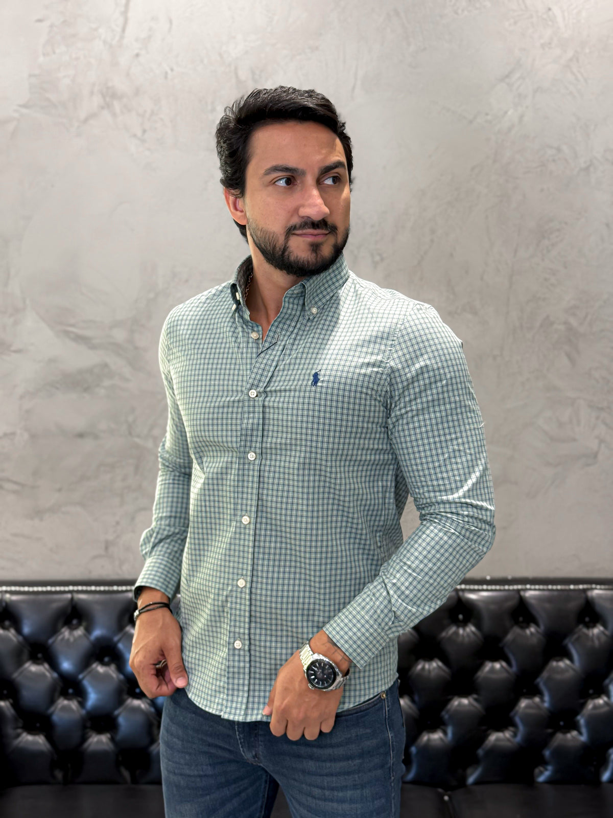 Camisa Ralph Lauren M/L Xadrez