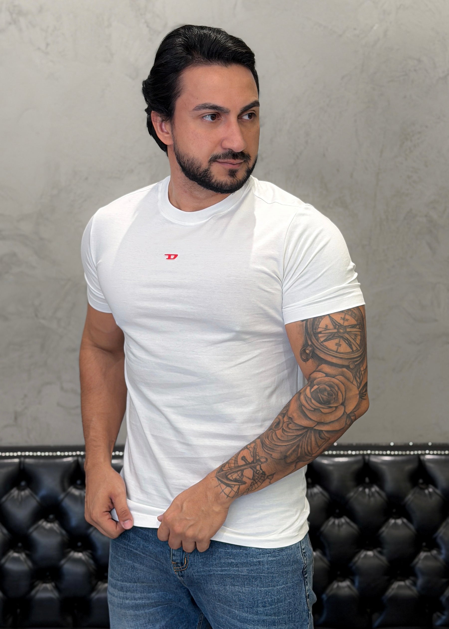 T-Shirt DIESEL Básica Branca