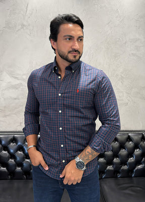 Camisa Ralph Lauren M/Longa Xadrez