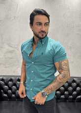 Camisa Ralph Lauren M/Curta Xadrez