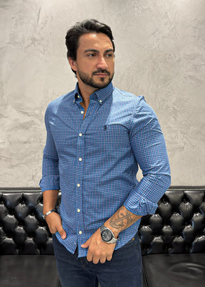 Camisa Ralph Lauren M/Longa Xadrez