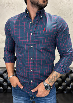 Camisa Ralph Lauren M/Longa Xadrez
