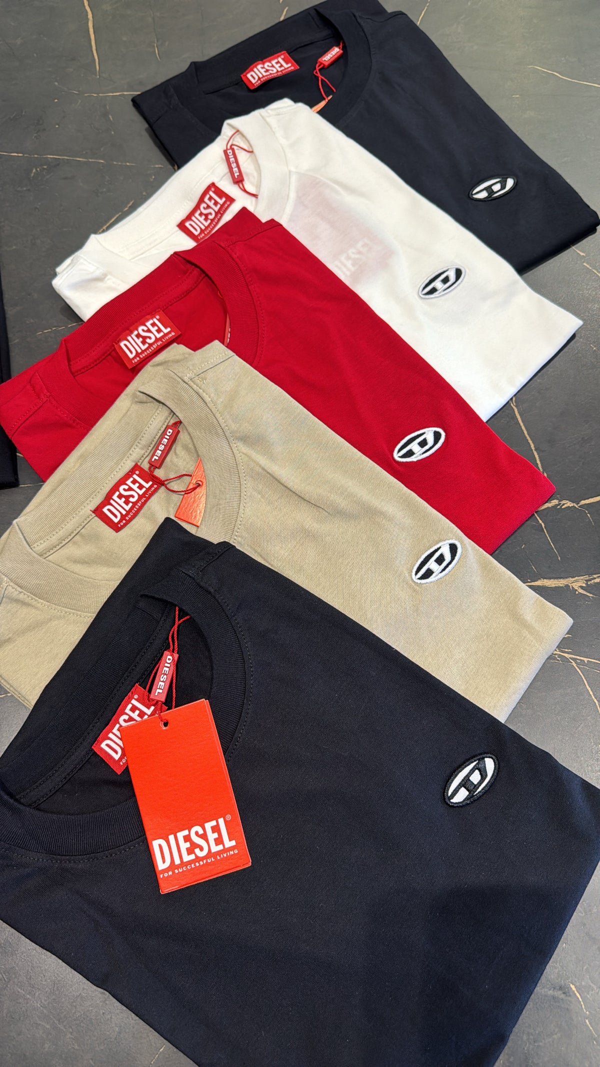 T-Shirt DIESEL Basic Branco