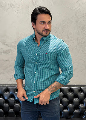 Camisa T.H M/Longa Xadrez