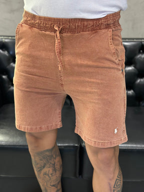 Short Sarja Polo Ralph Lauren Estonada Ferrugem
