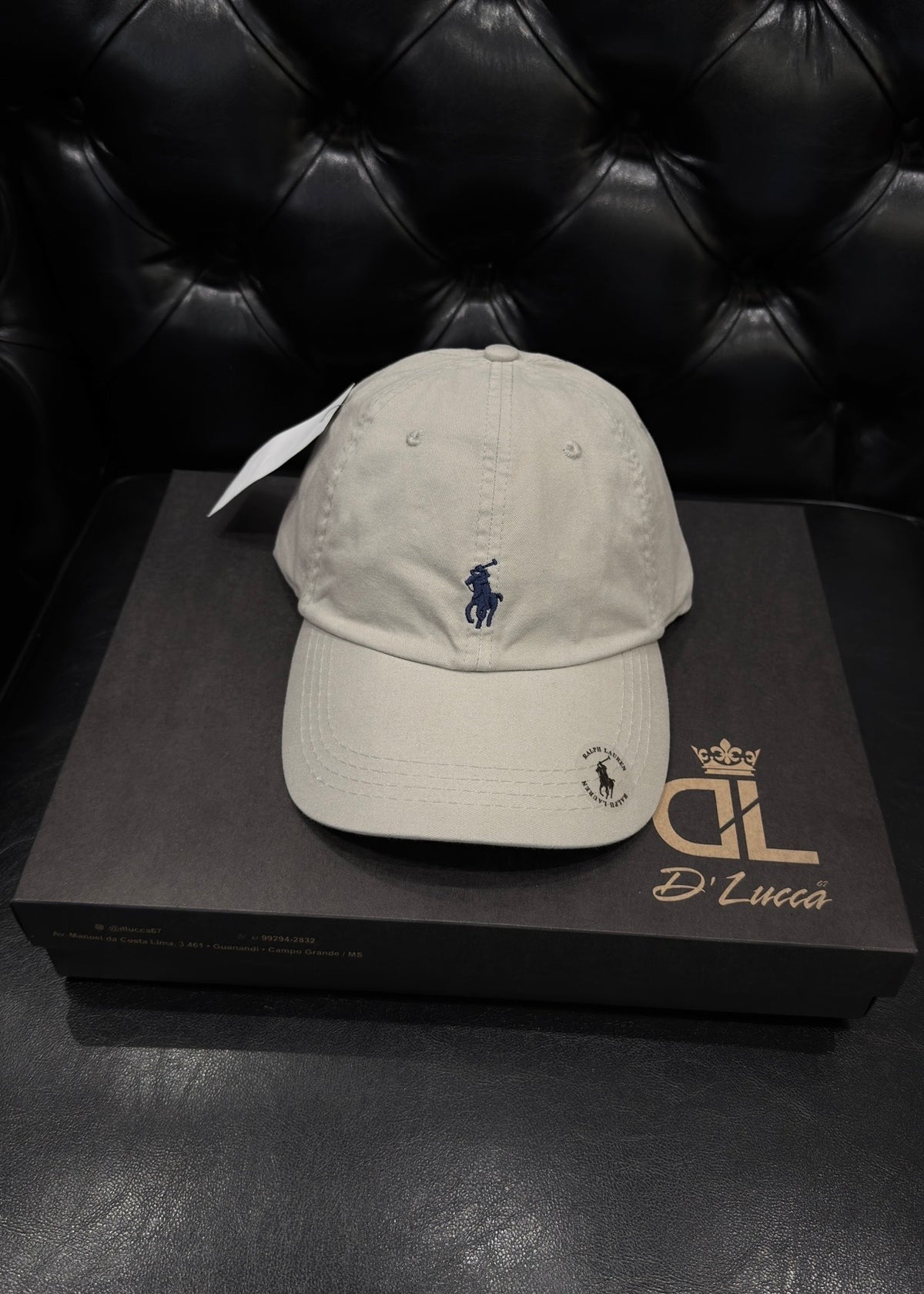 Boné Polo Ralph Lauren Cinza