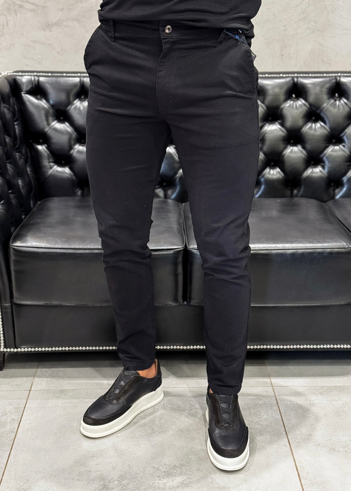 Calca Sarja Preto Ralph Lauren