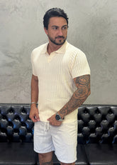 Polo Tricot Luxo Bege