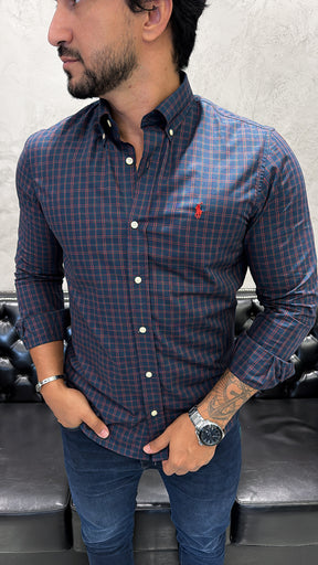 Camisa Ralph Lauren M/Longa Xadrez