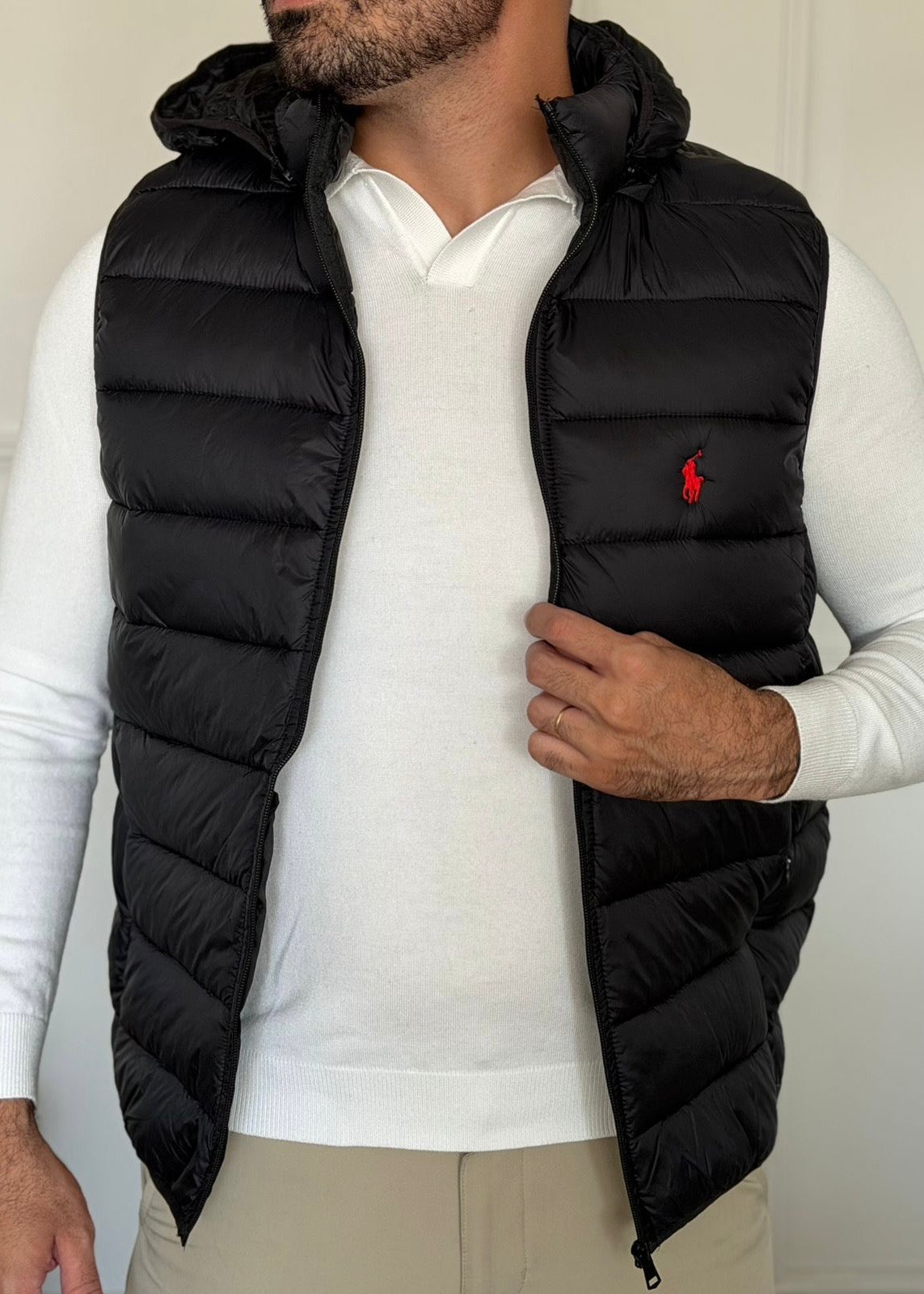 Colete Masculino Ralph Lauren Preto