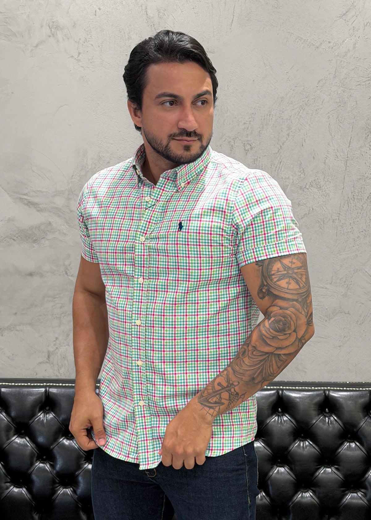 Camisa Ralph Lauren M/C Xadrez
