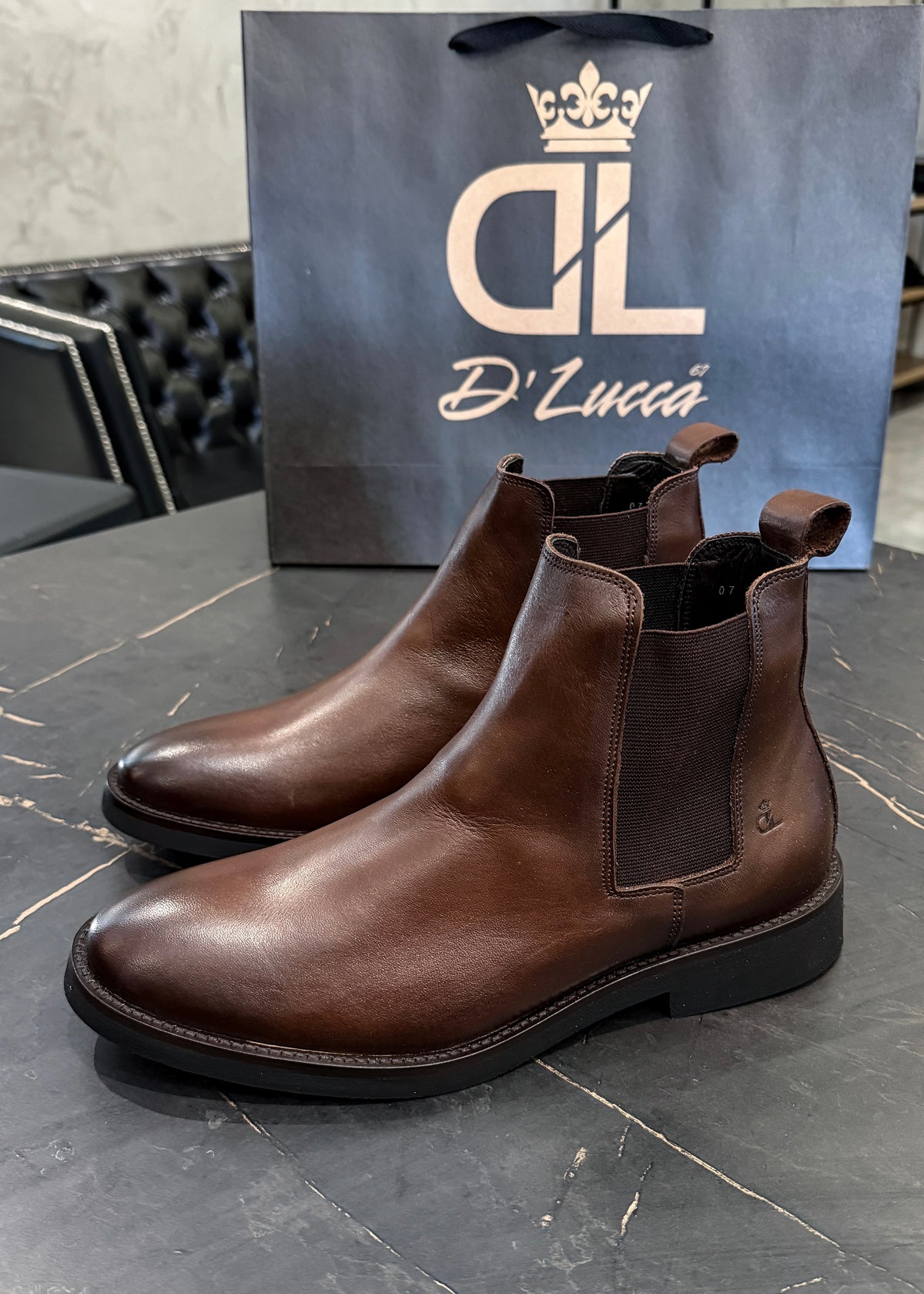 Bota Chelsea DL67 Café
