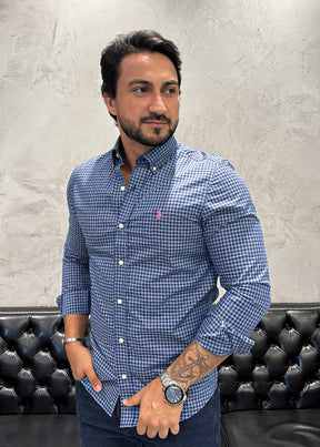 Camisa Ralph Lauren M/Longa Xadrez