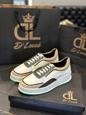 Sneaker DL67 Branco c/ Neon