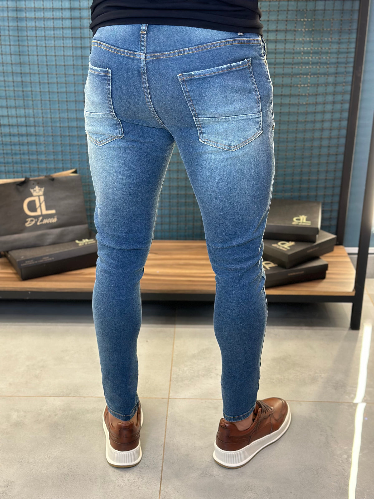 Calça Jeans Slim Fit