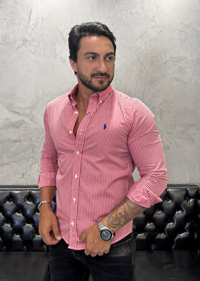 Camisa Ralph Lauren M/Longa MicroXadrez