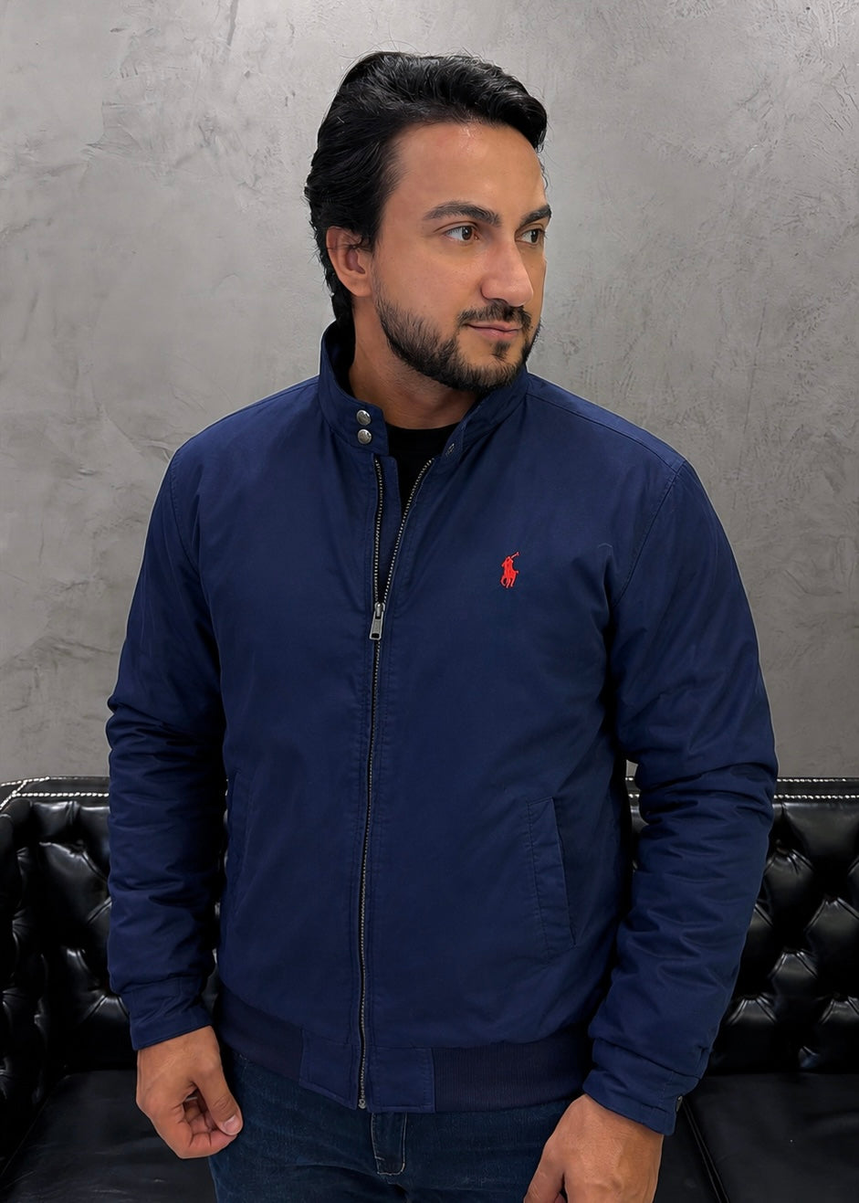 Jaqueta Sarja Ralph Lauren Marinho