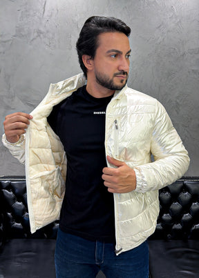 Jaqueta Puffer Matelassê Off