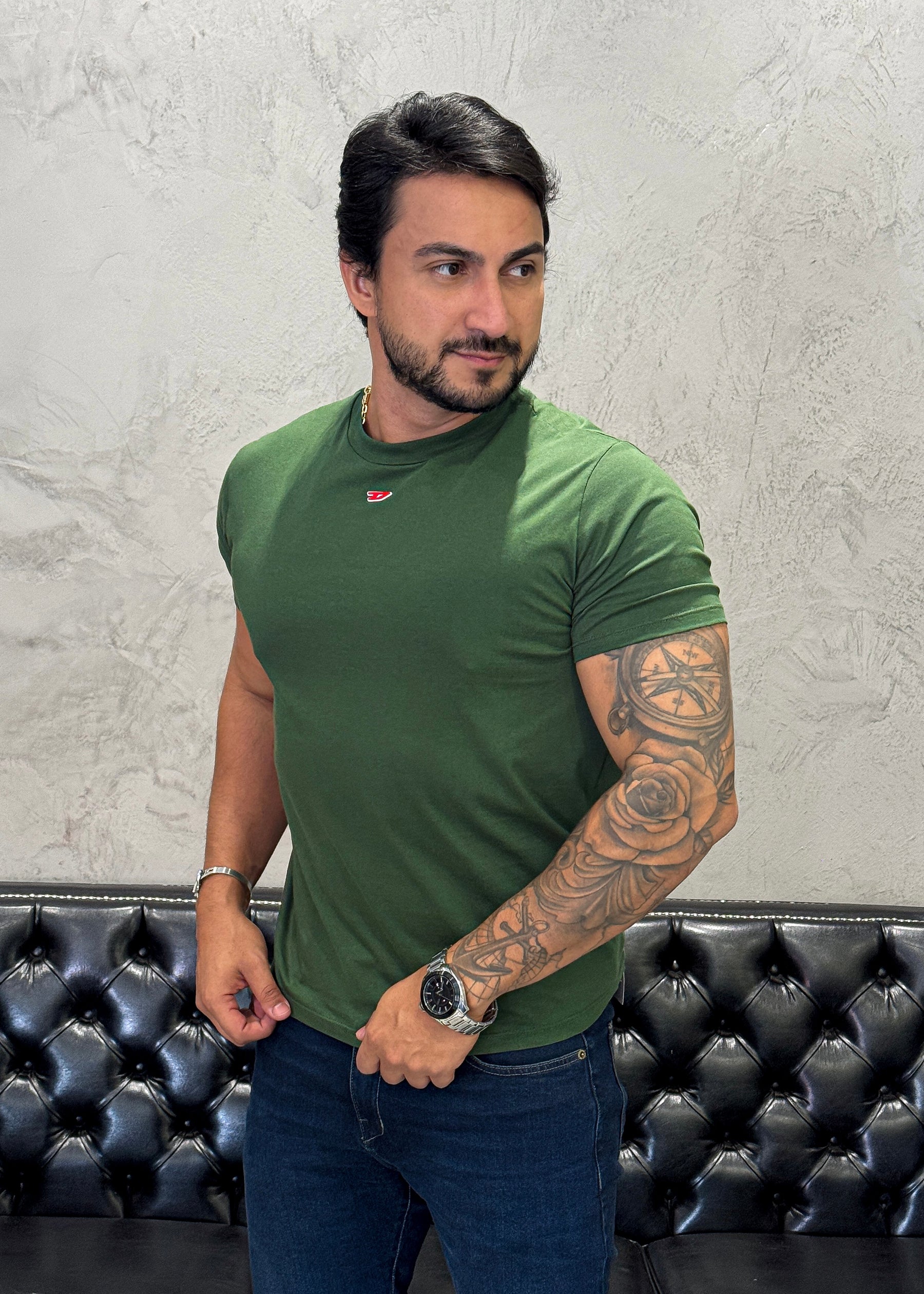 T-Shirt DIESEL Verde