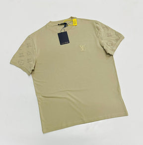 T-Shirt LV detail Areia