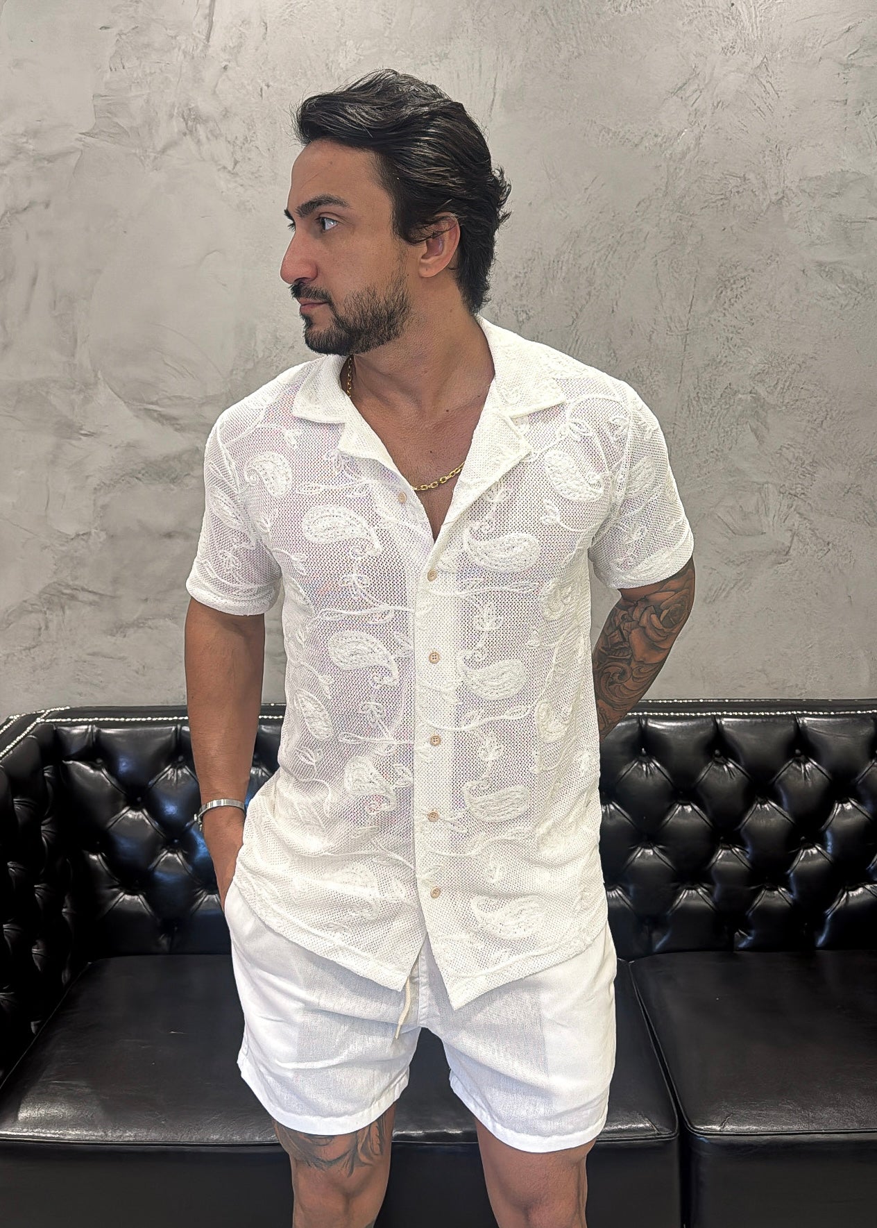 Camisa Riviera Tricot Off