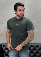 T-Shirt DIESEL Basic Musgo