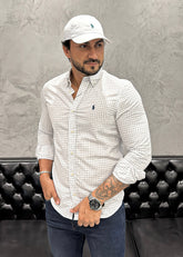 Camisa Ralph Lauren M/Longa MicroXadrez