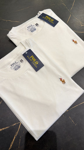 T-Shirt Basic Ralph Lauren Branca
