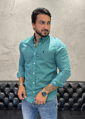 Camisa Ralph Lauren M/Longa Xadrez