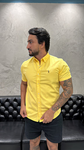Camisa Ralph Lauren M/C Amarela