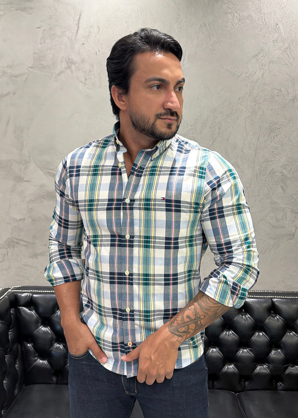 Camisa T. H. M/L Xadrez