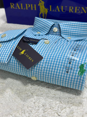 Camisa Ralph Lauren M/Longa MicroXadrez