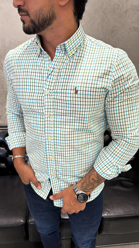 Camisa Ralph Lauren M/Longa Xadrez