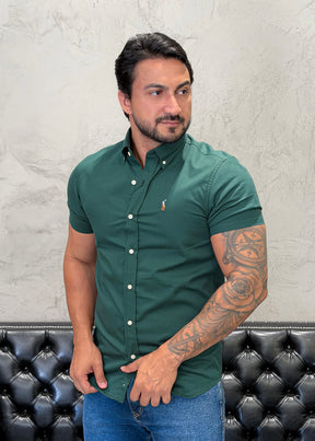 Camisa Ralph Lauren M/C Verde