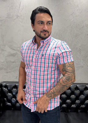 Camisa Ralph Lauren M/C Xadrez