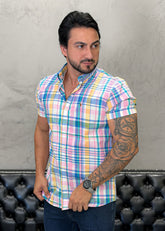 Camisa Ralph Lauren M/C Xadrez Americana