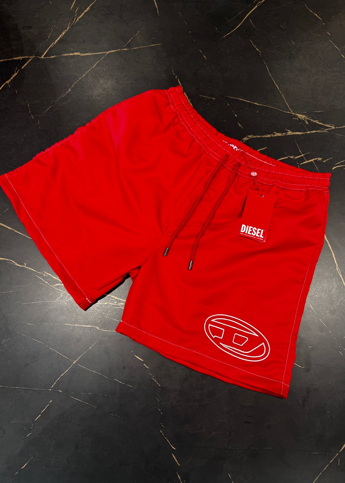 Short Diesel Vermelho