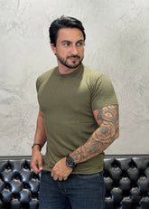 T-Shirt Basica Tricot Verde