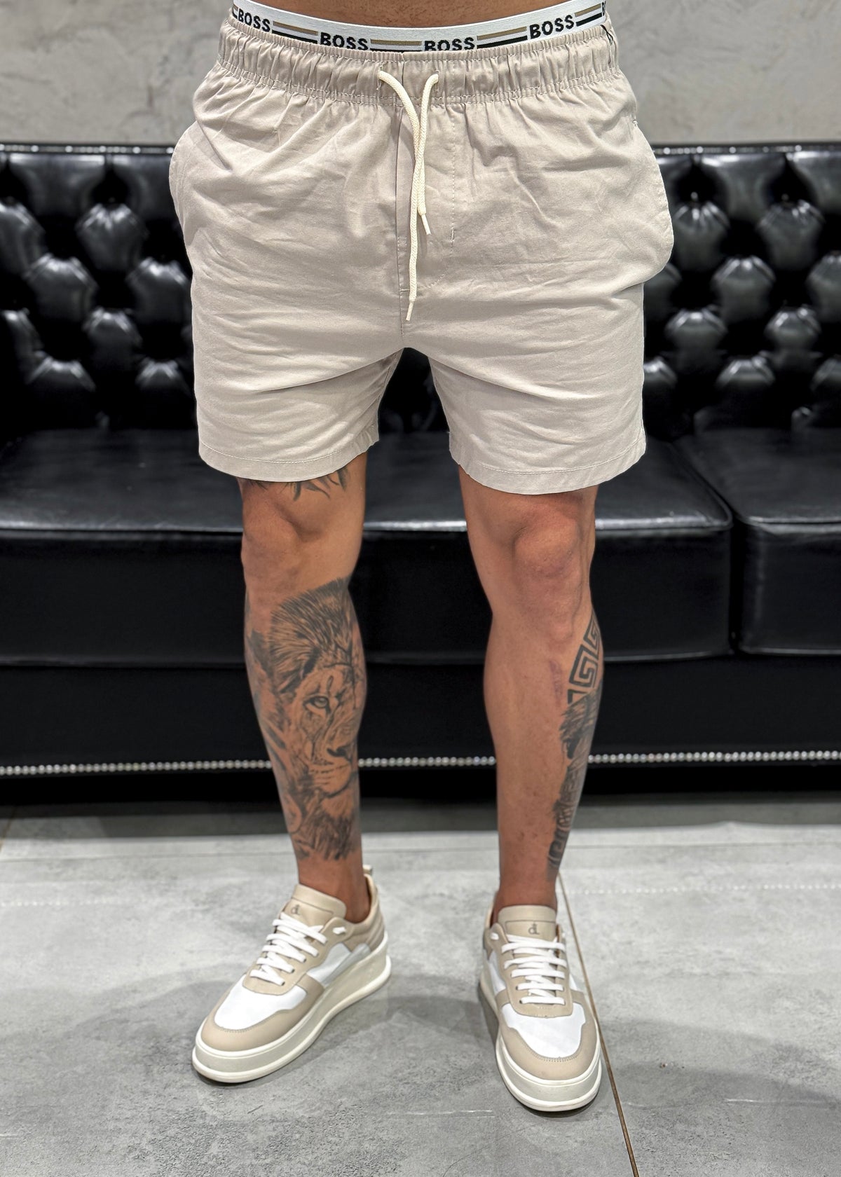 Short Sarja Cinza