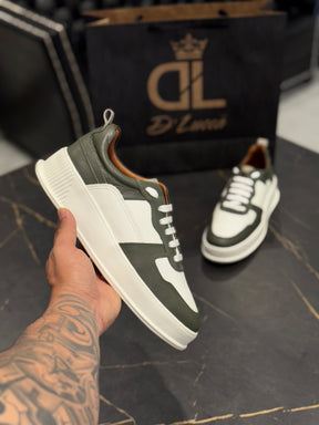 Sneaker DL67 Areia c/ Musgo