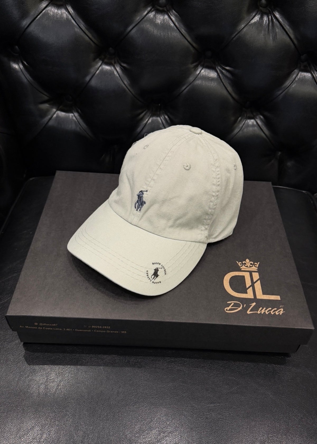 Boné Polo Ralph Lauren Cinza