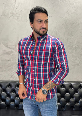 Camisa Ralph Lauren M/Longa Xadrez